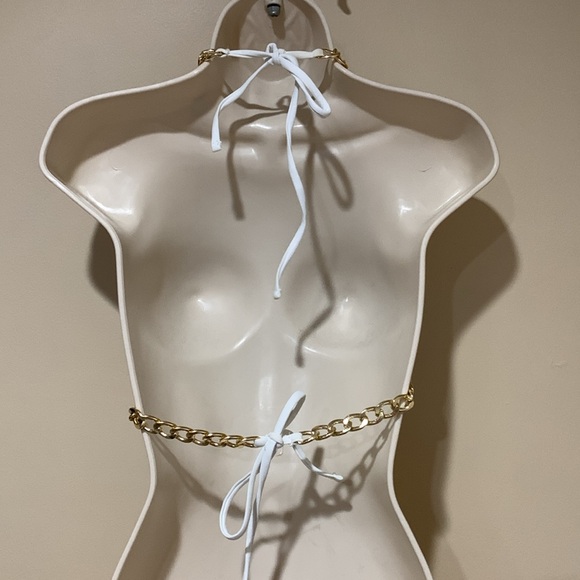 Chain strap swim top - Picture 4 of 8